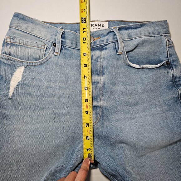 Frame Denim Le Original Jeans Jones Wash Size 26 High Rise Straight Leg - Picture 12 of 15